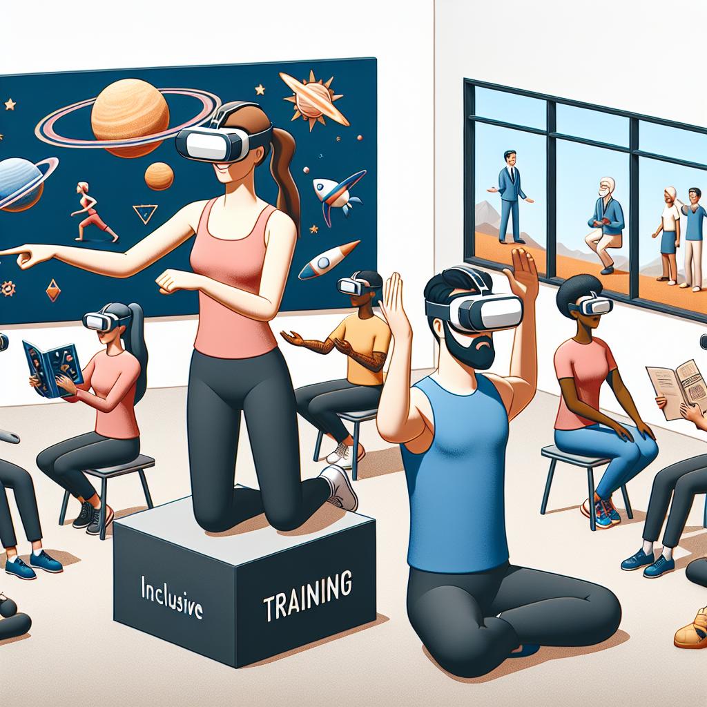 Toegankelijkheid en flexibiliteit van ‍virtual reality ‍training