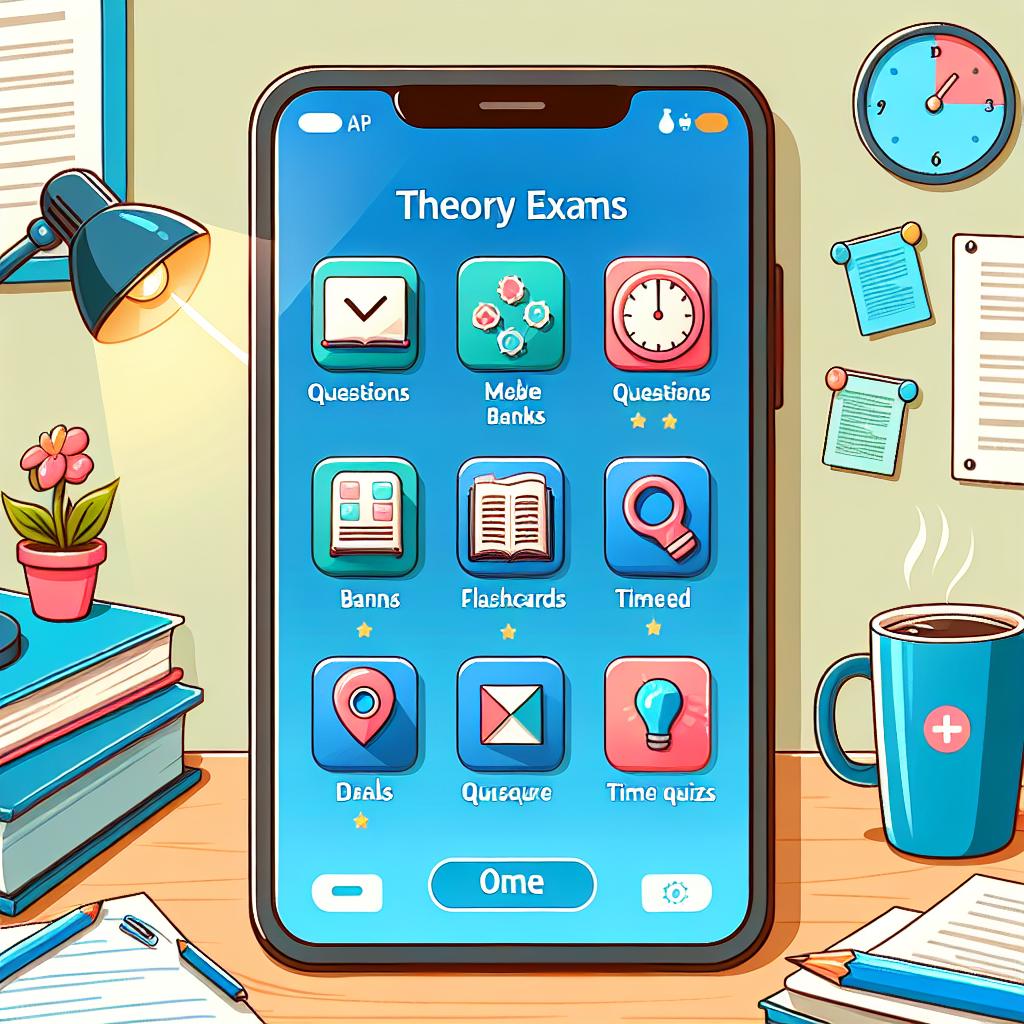 Ontdek de Top ⁣Apps voor Theorie-examen Oefening