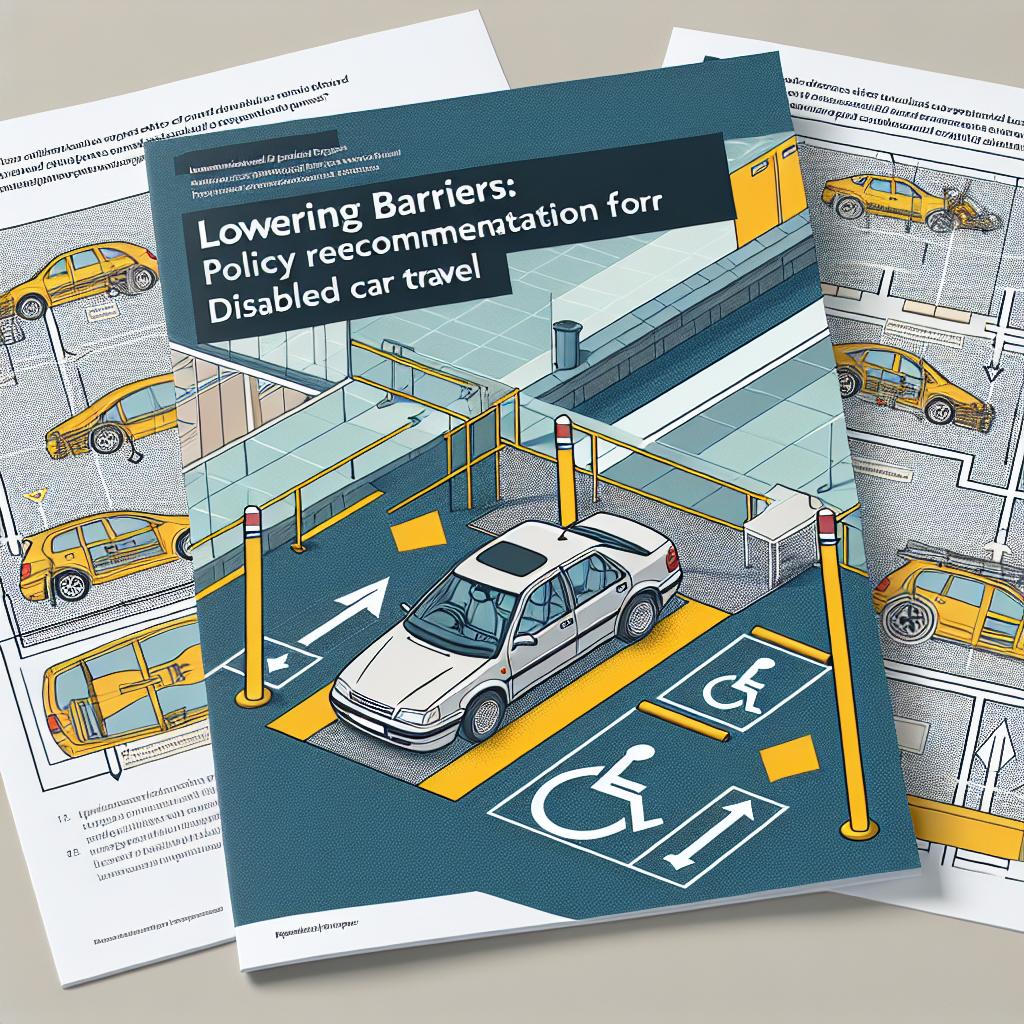 Drempels Verlagen: ⁣Beleidsaanbevelingen voor Autoreizen met ⁤een Beperking